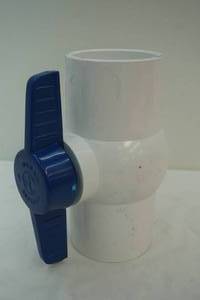 lot 120 image: pvc ball valves