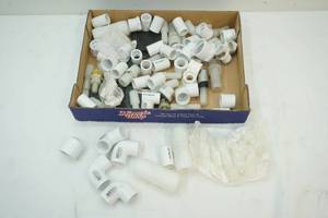 lot 125 image: pvc fittings