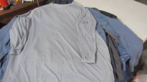 lot 28 image: Mens Button Ups and Pullovers