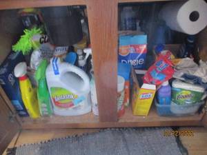 Packed cabinet with under the sink ...
