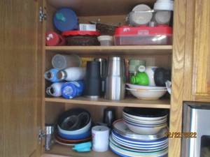 Cupboard full of dishes...