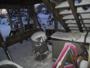 Everything under the deck Filled ...