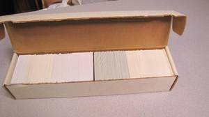 16 15 Card box of Assorted baseba...