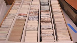 Large box lot of assorted sports Cards