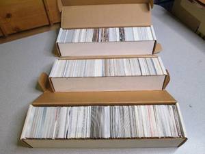 (3) boxes of Assorted Sports Cards