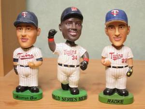 Minnesota Twins bobbleheads includi...