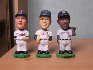 Minnesota Twins bobbleheads includi...