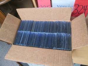 Cardboard box filled with 100 hard...
