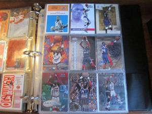 Card Binder full of Hakeem Olajuwon...