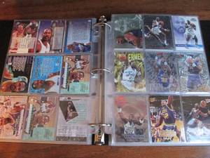 Binder mostly full of Karl Malone b...