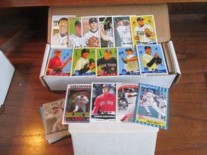 Duo sleeve of baseball cards with a...