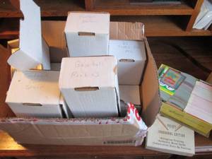 Box of cards from various series. F...