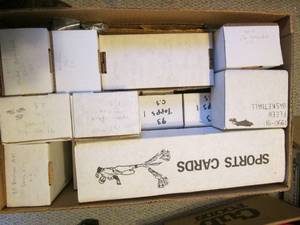 Box packed full of complete set car...