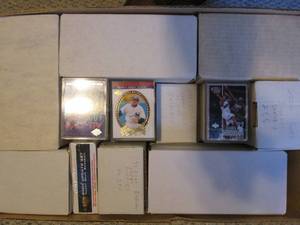 Sleeves and cases full of sets and ...