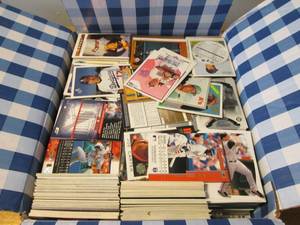 Medium sized box of assorted cards ...