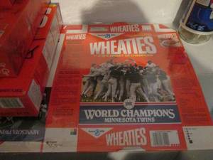 Bundle of Wheaties collectors items...