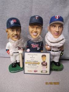 Minnesota Twins Bobbleheads includi...
