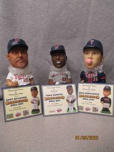 Minnesota Twins Bobbleheads with bo...