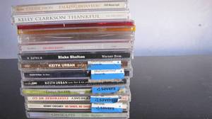 Country music CD collection featuri...