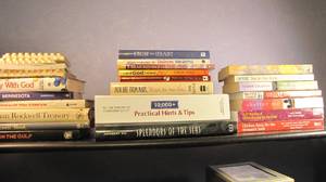 Book lot with self help guides, rel...