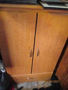 4 tall cabinet with bottom drawer...