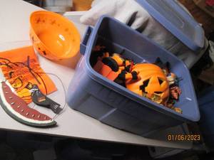 Covered tote of Halloween...