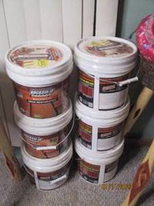 (6) Gallon Buckets of Rock Solid-De...