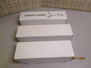 3 Boxes of cards