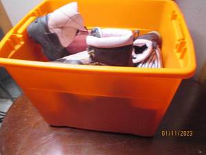 Covered tote with brand new photo a...