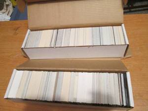 (2) card boxes full of assorted bas...