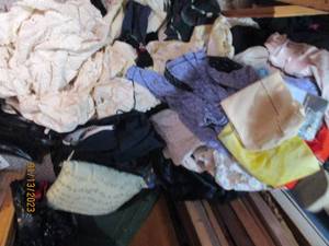 (3) large garbage bags full of a va...