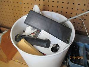 Vintage Metal toolbox full of cabin...