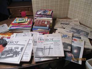 Assortment of comics, music books, ...