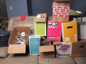 Huge lot of assorted Canning jars a...