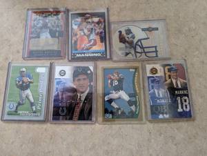 7 Peyton Manning cards including Ro...