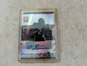 Onterrio Smith Donruss Elite autogr...