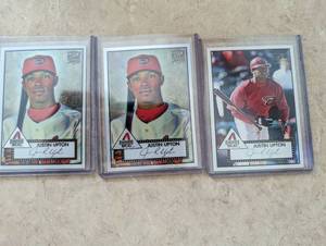 3 Justin Upton Rookie cards...