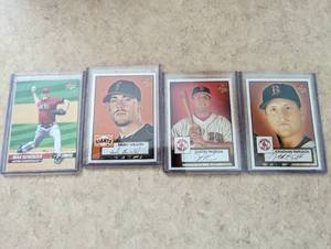 4 Topps Rookie cards Max Scherzer, ...