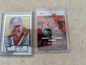 2 Jim Thome cards Xfractor #38 of 9...