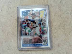 Ronald Acuna Jr Donruss Rated Rooki...