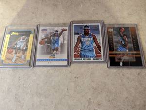 4 Carmello Anthony cards including ...