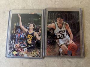 2 John Stockton cards...