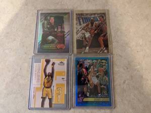 4 Reggie Miller cards, 1 is Genuine...
