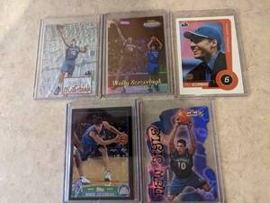 5 Wally Szczerbiak cards including ...