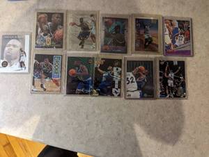 11 Isaiah Rider cards including som...