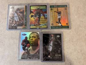 5 Paul Pierce cards, mostly Rookie ...