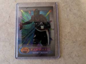 Clyde Drexler Topps Finest card...