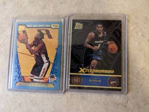 2 Gilbert Arenas Rookie cards...