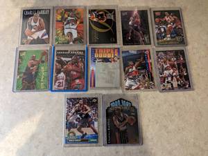 12 Charles Barkley cards...