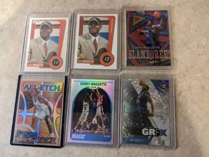 6 Corey Maggette cards including Ro...